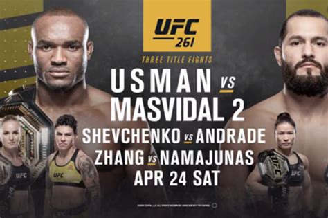 ufc 261 results